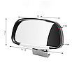 Дзеркала сліпих зон додаткові дзеркала на авто 2 шт. в чорному кольорі корпусу довжиною 13 см., фото 5