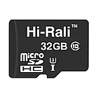 DR Карта Пам'яті Hi-Rali MicroSDHC 32gb UHS-3 10 Class Колір Чорний, фото 2