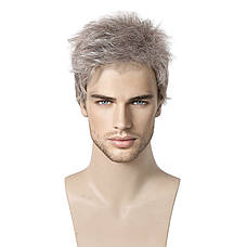Перука чоловіча коротка пепельна, термоволокно DC1001-5, фото 4