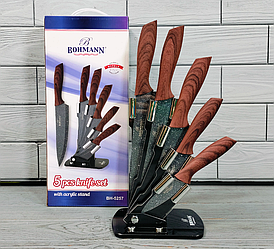 Набір кухонних ножів на підставці Bohmann BH-5257 6 предметів/Ніжі на кухню