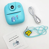 Детский аккумуляторный фотоаппарат-принтер с термопечатью фото А 19