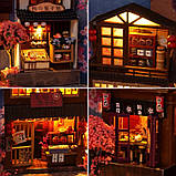Бук Нук Алея Сакури Book Nook Cherry Blossom Alley книжковий куточок DIY TC-25 + купол, фото 10
