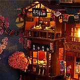 Бук Нук Алея Сакури Book Nook Cherry Blossom Alley книжковий куточок DIY TC-25 + купол, фото 7
