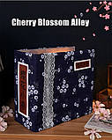 Бук Нук Алея Сакури Book Nook Cherry Blossom Alley книжковий куточок DIY TC-25 + купол, фото 11
