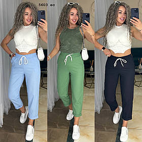 Жіночі штани норма і батал 5603 ес