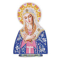 Алмазная мозаика на подставке "Икона Божией Матери"