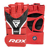 Рукавиці для ММА RDX AURA PLUS T-17 Red/Black M (капа у комплекті), фото 3