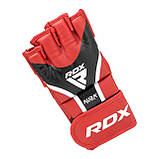 Рукавиці для ММА RDX AURA PLUS T-17 Red/Black M (капа у комплекті), фото 4