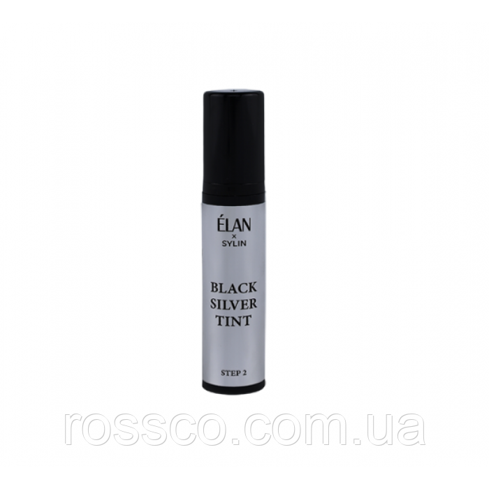 ELAN Система фарбування вій з інкапсульованим сріблом «BLACK SILVER TINT» Засіб 2