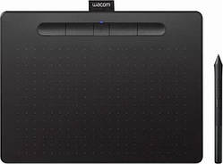 Графический планшет Wacom Intuos M Bluetooth Black (CTL-6100WLK-N) SC, код: 6823376