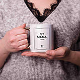 Чашка "Мама №1 у світі", біла з золотою ручкою, 330 мл, фото 3