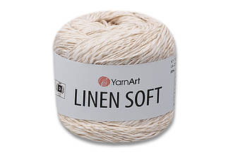 YarnArt Linen soft, Білий No7301