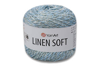 YarnArt Linen soft, Блакитний лід No7319