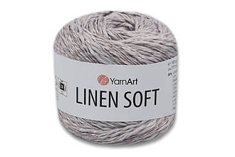 YarnArt Linen soft, Сірий No7320