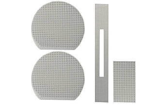 Пластикова канва для сумки, напівкругла, 17.5*15.5*5.5 см