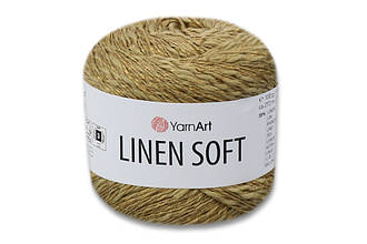 YarnArt Linen soft, Оливка No7313
