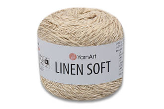 YarnArt Linen soft, Топлене молоко No7303