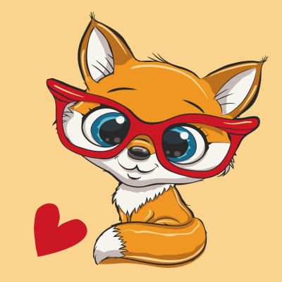 Картина за номерами "Лисеня" лак 30*30см, термопакет, ТМ ART Craft, Україна, фото 1