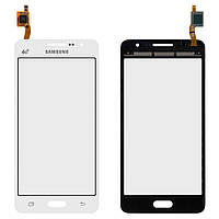 Сенсорный экран (тачскрин) для Samsung G530F Galaxy Grand Prime LTE, белый, #BT541