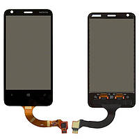 Сенсорный экран (тачскрин) для Nokia 620 Lumia, (версия прошивки 3046.xxxx.xxxx.xxxx (amber)), rev3, новая