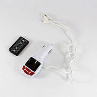 LI Фм-модулятор, трансмиттер FM MOD CM 7010 c зарядкой для телефона, Фм модулятор блютуз в машину