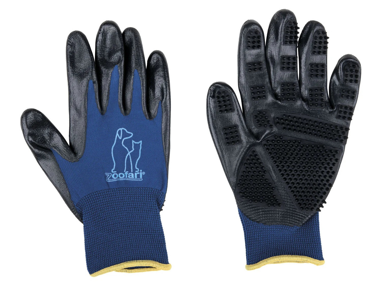 Рукавички Zoofari® для грумінгу з масажним ефектом