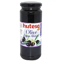 Оливки Hutesa Black Olive, 350 г