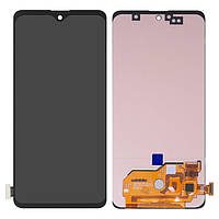 Дисплей для телефона Samsung M317 Galaxy M31s (2020), IPS, з рамкою, з сенсорним склом, чорний, original (prc)