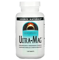 Магній Source Naturals Ultra Mag - 120 табл