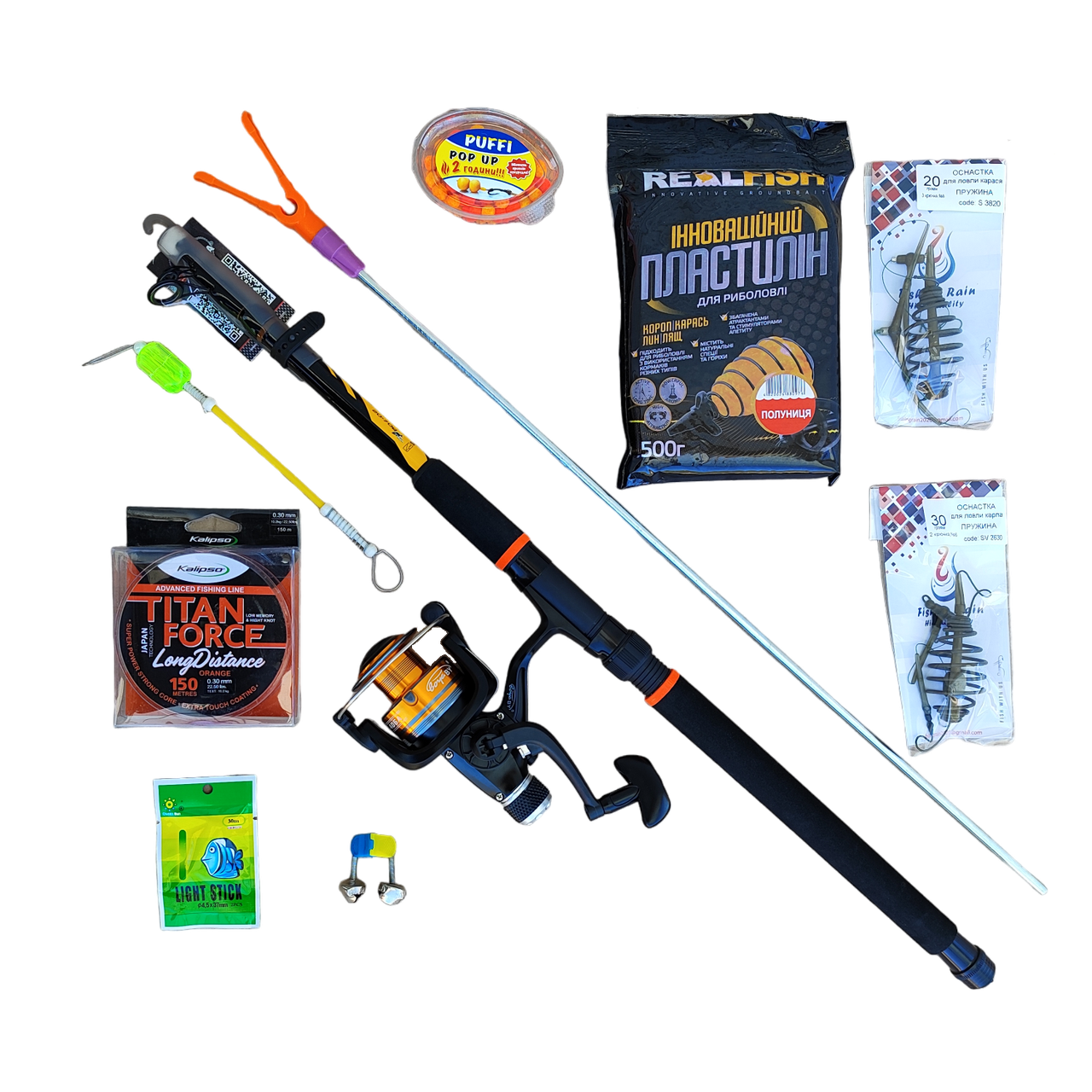 Спінінг в зборі Siweida Panter 240 для лову мирної риби