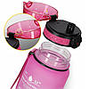 Пляшка для води спортивна 4FIZJO 1000 мл 4FJ0630 Pink/Sky Blue Poland, фото 8