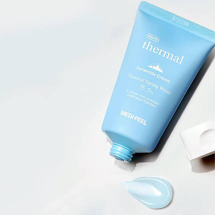 Крем для обличчя з керамідами та термальною водою Medi-Peel Herb Thermal Ceramide Cream 120 мл, фото 3