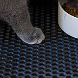 Килимок під миски для домашніх тварин, підкладка під тарілку для котів 100х60 см OSPORT (R-00034), фото 4