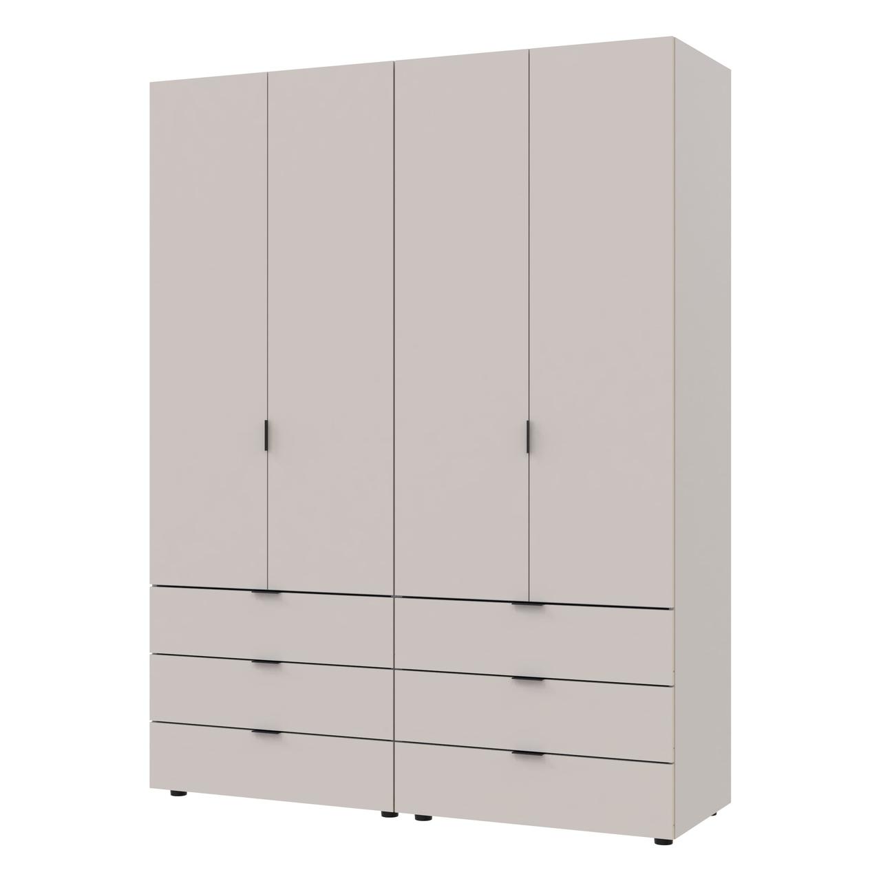 Комплект шаф для одягу "Гелар" 155х50х203 см. 2+2, Кашемір, фото 1