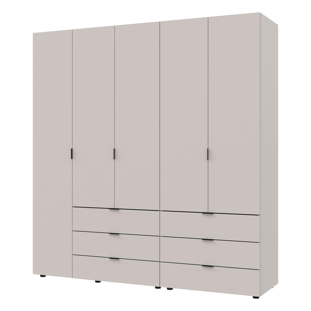 Комплект шаф для одягу "Гелар" 194х50х203 см. 2+3, Кашемір, фото 1