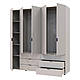 Комплект шаф для одягу "Гелар" 194х50х203 см. 2+3, Кашемір, фото 3