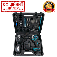 Аккумуляторный бесщеточный гайковерт PROFI-TEC DTW500BL PLUS (2×PT2050, ЗУ, Набор аксессуаров) TLT