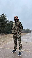 LI Тактичний демісезонний костюм SoftShell мікрофліс мультикам