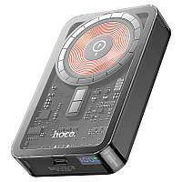 Power bank Hoco Q14A PD20W+QC3.0 10000 mAh с быстрой беспроводной зарядкой повербанк Black