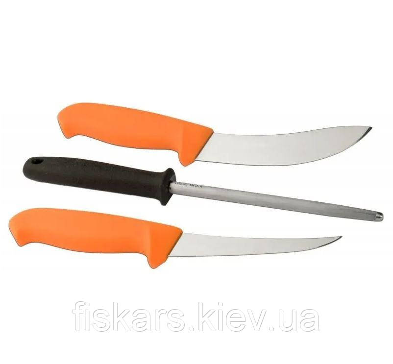 Набір ножів та мусату Morakniv Hunting Set 3000 Orange (12098)