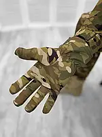 Военные теплые перчатки на флисе универсальные тактические перчатки зимние армейские перчатки