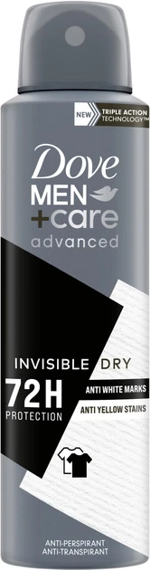 Дезодорант-спрей Dove Men+Care "Невидима сухість" (150мл.)