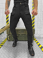 Тактические штаны black Soft Shell wanze ВТ4376