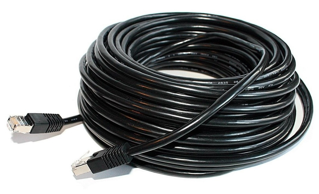 Кабель для інтернету Gear 25м патч корд кабель для інтернету CAT5e LAN UTP (Gigabit RJ45, до 1000М