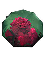 Зонт женский автоматический Flagman c цветочным принтом 9 спиц анти-ветер