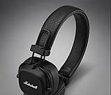 Навушники Marshall Major 4 IV Black | 80 годин батарея | бездротове заряджання, фото 3