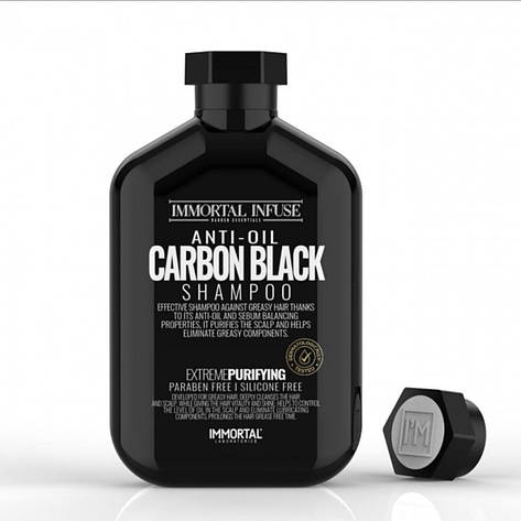 Шампунь для жирного волосся (Carbon Black Shampoo) Immortal Infuse, 500 мл (INF-69), фото 1
