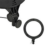 Кільцева світлодіодна лампа Ring Fill Light 39 см LED селфі лампа для фото відео блогерів візажистів А380, фото 3