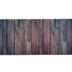 Стінова ПВХ панель під дошки Старе дерево Прованс 96х48 см декор стін кухні ванни пластик вагонка Коричневий