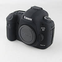 Защитный силиконовый чехол для фотоаппаратов Canon EOS 5D Mark III, 5Ds, 5Dr - черный